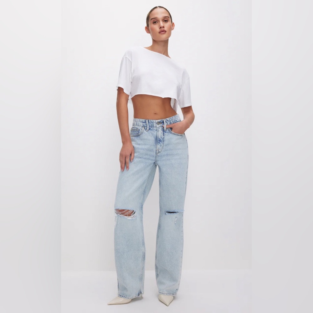 Light Blue Distressed Women Jeans